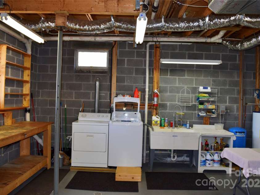 621 Firetower Road, Spruce Pine, NC 28777.  MLS# CAR4239673, YatesRealty ID 7544. Basement