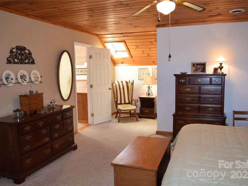621 Firetower Road, Spruce Pine, NC 28777.  MLS# CAR4239673, YatesRealty ID 7544. Primary bedroom upstairs