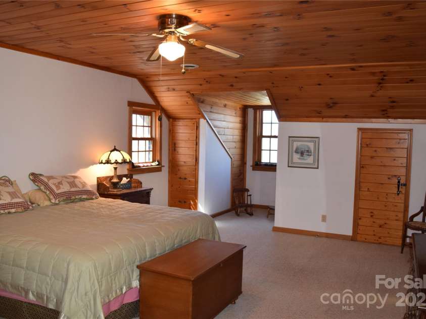 621 Firetower Road, Spruce Pine, NC 28777.  MLS# CAR4239673, YatesRealty ID 7544. Primary bedroom upstairs