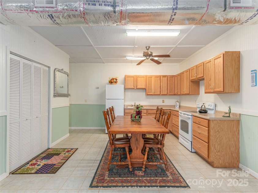 1120 Jacobs Branch Road, Franklin, NC 28734.  MLS# CAR4176894, YatesRealty ID 7545. 2nd living quarters kitchen