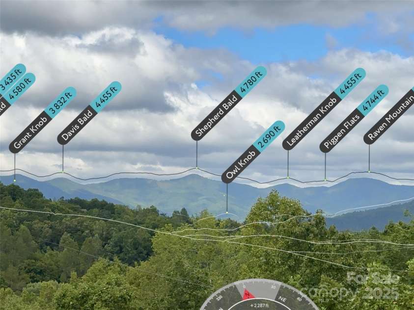 1120 Jacobs Branch Road, Franklin, NC 28734.  MLS# CAR4176894, YatesRealty ID 7545. Mtn view from deck