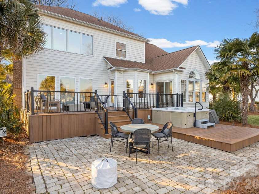 126 Chandeleur Drive, Mooresville, NC 28117.  MLS# CAR4346389, YatesRealty ID 7551. Large Paver Patio