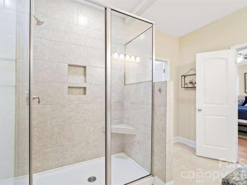 11249 Island VIew Lane, Lancaster, SC 29720.  MLS# CAR4333365, YatesRealty ID 7553. Floor to ceiling tiled shower