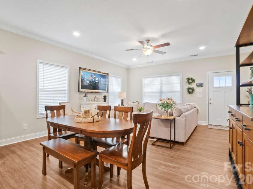 11249 Island VIew Lane, Lancaster, SC 29720.  MLS# CAR4333365, YatesRealty ID 7553. Open Concept Dining Space