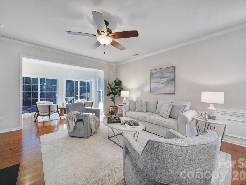 1488 River Bend Boulevard, Fort Mill, SC 29707.  MLS# CAR4329801, YatesRealty ID 7583. Great room and sun room