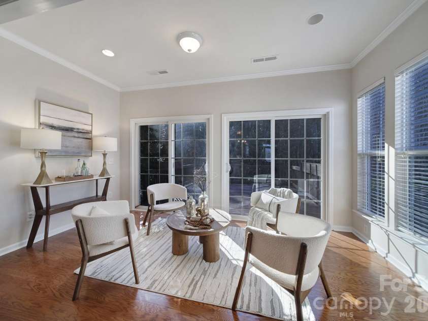 1488 River Bend Boulevard, Fort Mill, SC 29707.  MLS# CAR4329801, YatesRealty ID 7583. Sunroom with natural lighting