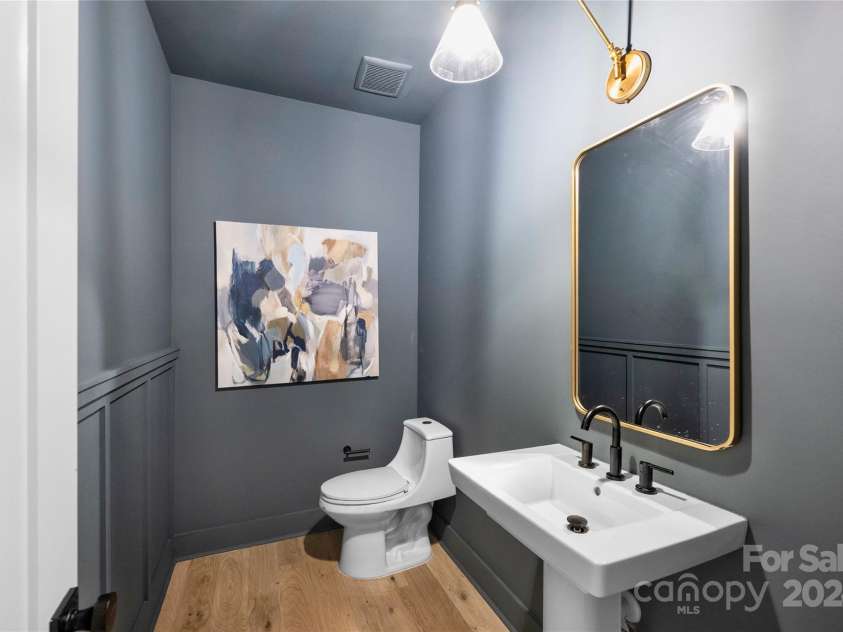2019 Thurmond Place, Charlotte, NC 28205.  MLS# CAR4206033, YatesRealty ID 7588. 1/2 bath main level, Representative when complete