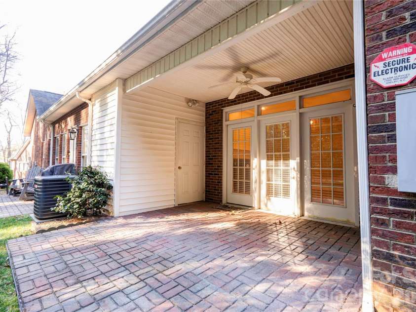 150 Columns Circle, Shelby, NC 28150.  MLS# CAR4323009, YatesRealty ID 7590. Rear Patio