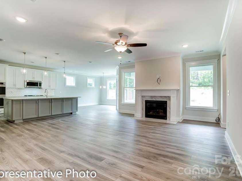 4010 Cedar Falls Drive, Waxhaw, NC 28173.  MLS# CAR4325530, YatesRealty ID 7599. Family room with optional fireplace