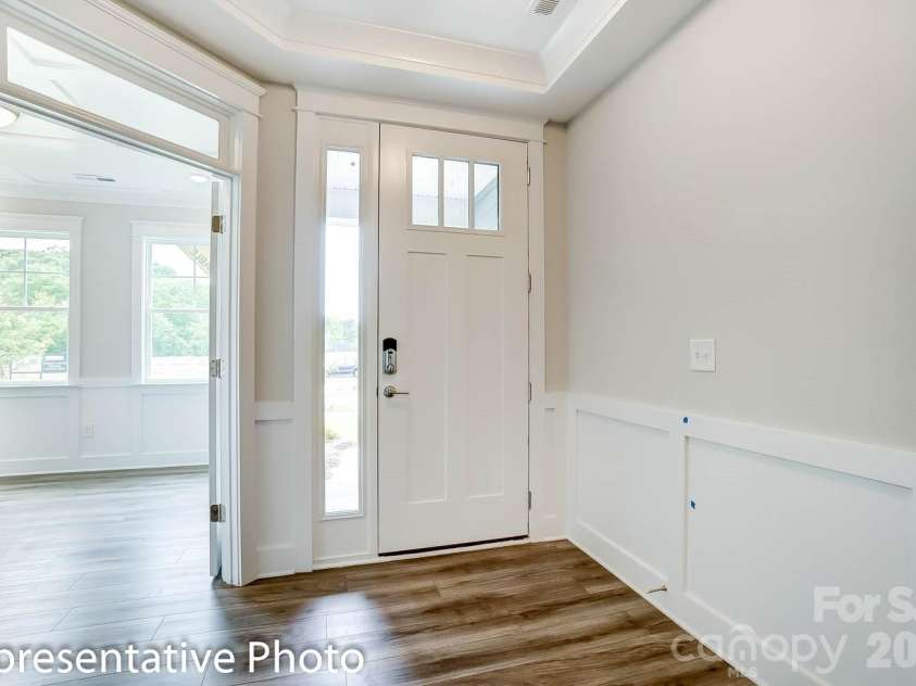 4010 Cedar Falls Drive, Waxhaw, NC 28173.  MLS# CAR4325530, YatesRealty ID 7599. Foyer with optional tray ceiling