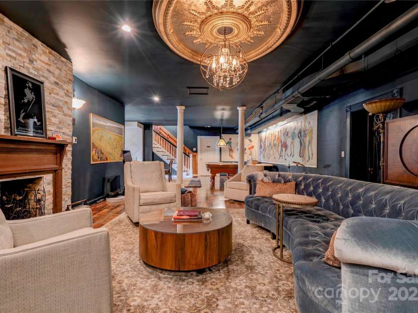 110 Gaston Street, Kings Mountain, NC 28086.  MLS# CAR4273043, YatesRealty ID 76. Basement Wine Lounge