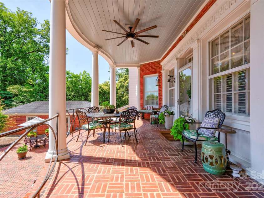 110 Gaston Street, Kings Mountain, NC 28086.  MLS# CAR4273043, YatesRealty ID 76. Covered Rear Porch