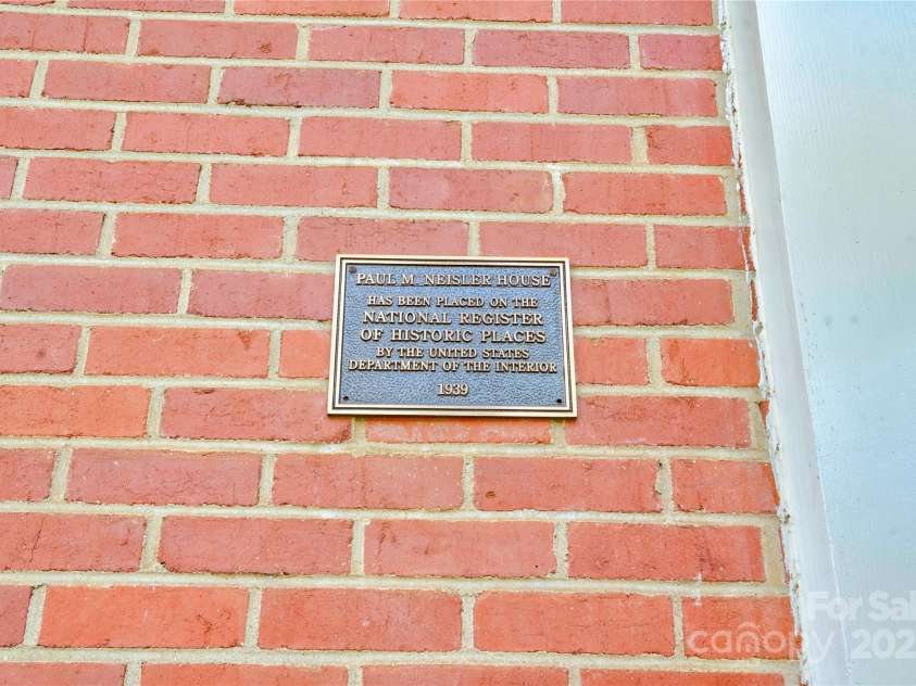 110 Gaston Street, Kings Mountain, NC 28086.  MLS# CAR4273043, YatesRealty ID 76. Historic Register Plaque