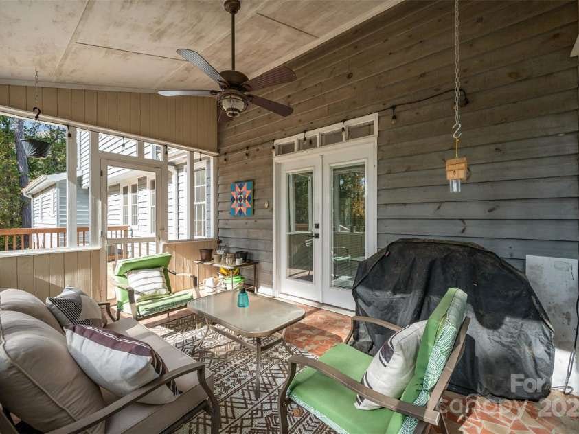 302 Nottingham Way, Wadesboro, NC 28170.  MLS# CAR4316786, YatesRealty ID 760. Covered back Porch