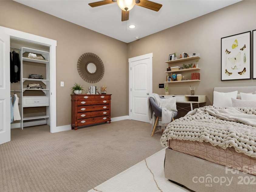 241 Fern Way, Black Mountain, NC 28711.  MLS# CAR4196971, YatesRealty ID 7601. Main level Bedroom