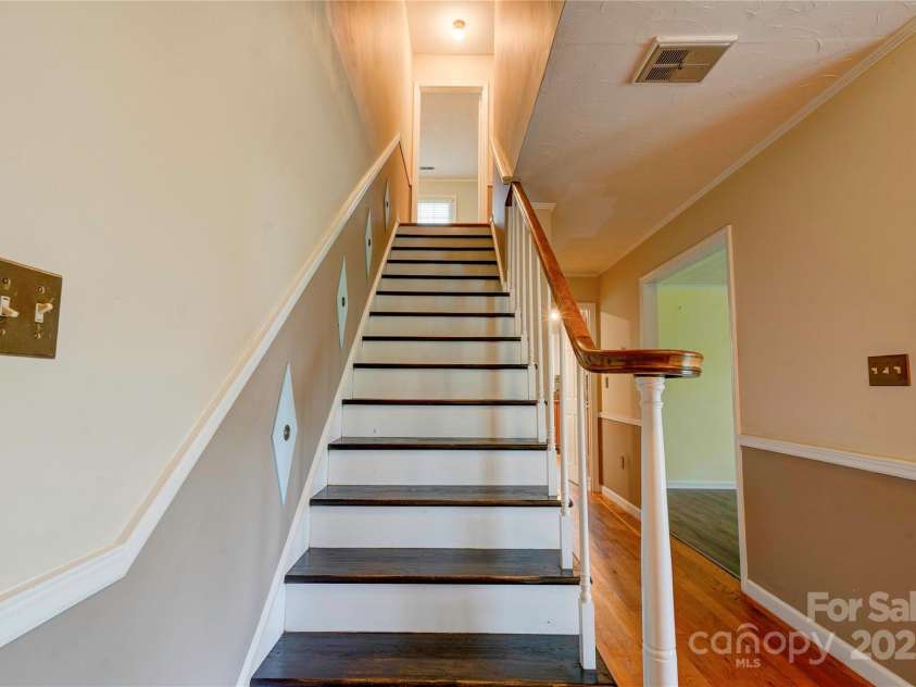 104 Cutter Court, Lawndale, NC 28090.  MLS# CAR4250473, YatesRealty ID 7605. Staircase to upper level