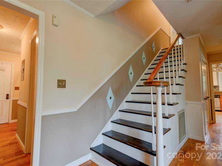 104 Cutter Court, Lawndale, NC 28090.  MLS# CAR4250473, YatesRealty ID 7605. Staircase to upper level