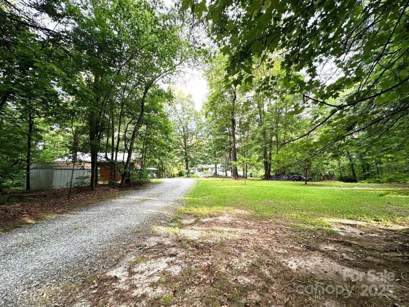 251 Rainbow Rapids Road, Rutherfordton, NC 28139.  MLS# CAR4161687, YatesRealty ID 7605. View from driveway