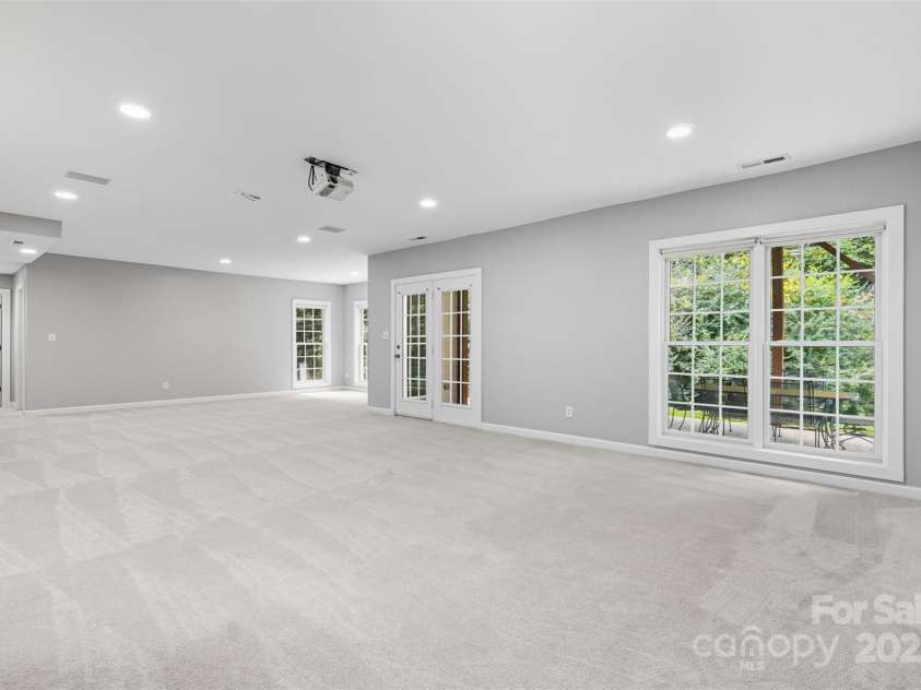 11139 Tradition View Drive, Charlotte, NC 28269.  MLS# CAR4306153, YatesRealty ID 7629. Fully Finished Basement with Full Bathroom and Large Storage Area