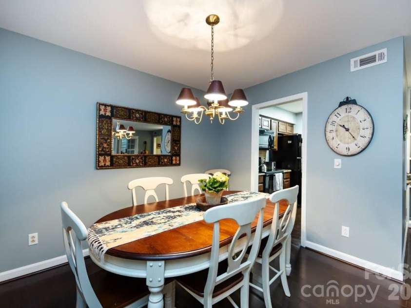 3929 Colony Crossing Drive, Charlotte, NC 28226.  MLS# CAR4349584, YatesRealty ID 7641. Dining Area 3
