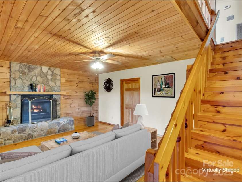 500 Beechwood Drive, Sylva, NC 28779.  MLS# CAR4271075, YatesRealty ID 7652. Lower Level Family Room