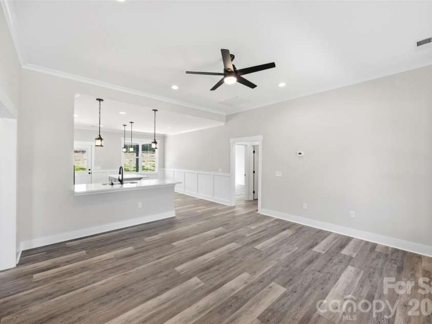 1010 Speight Road, Albemarle, NC 28001.  MLS# CAR4354152, YatesRealty ID 7662. Living Room w Tray Ceilings