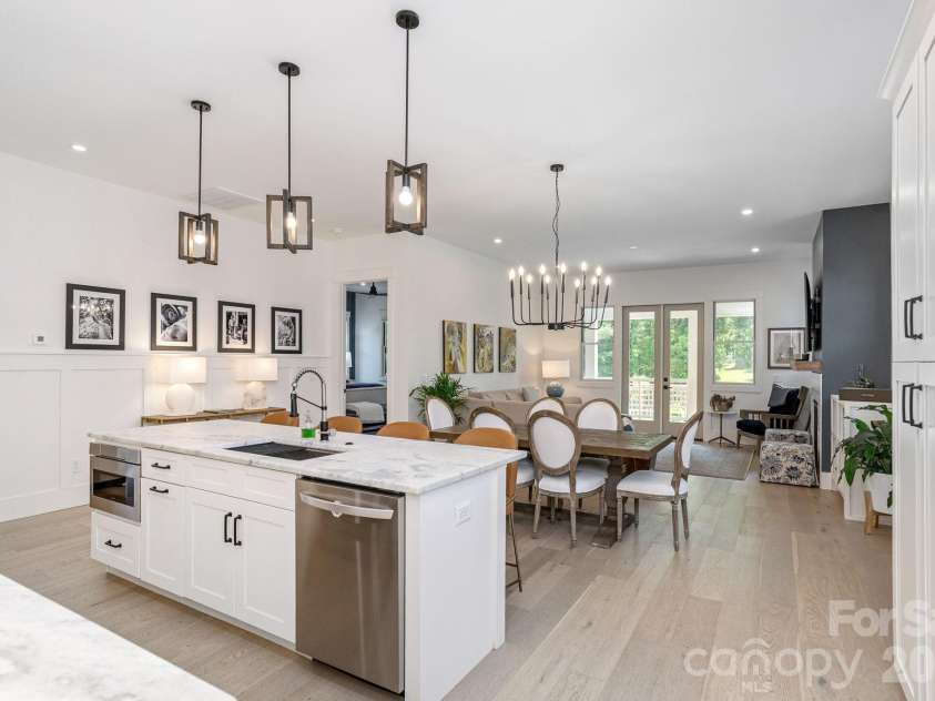 40 Hidden Pond Lane, Brevard, NC 28712.  MLS# CAR4355096, YatesRealty ID 7664. View from Kitchen