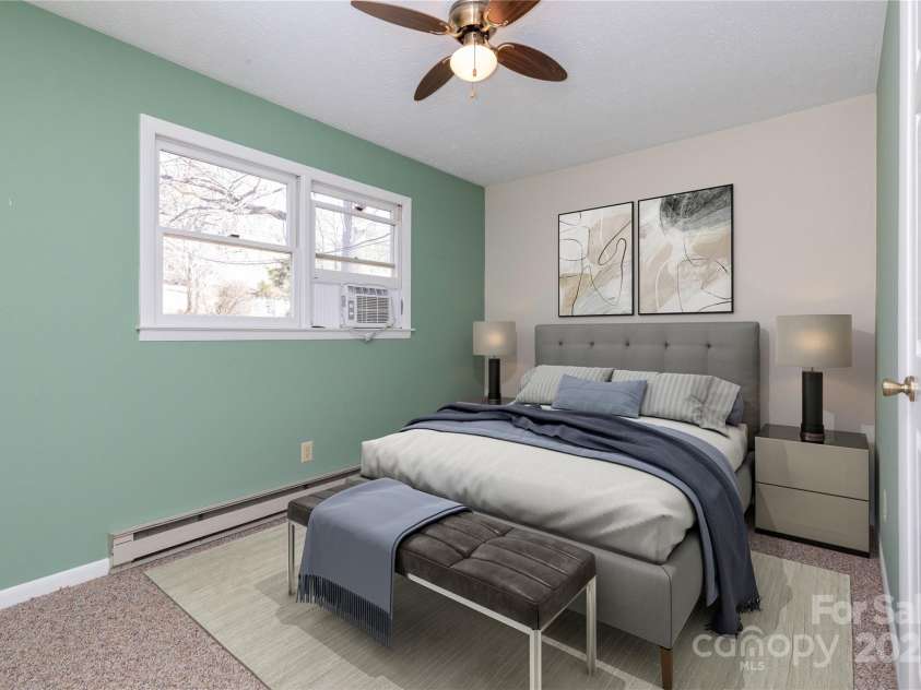 61 Bull Mountain Road, Asheville, NC 28805.  MLS# CAR4216001, YatesRealty ID 7664. Virtually Staged Bedroom 2