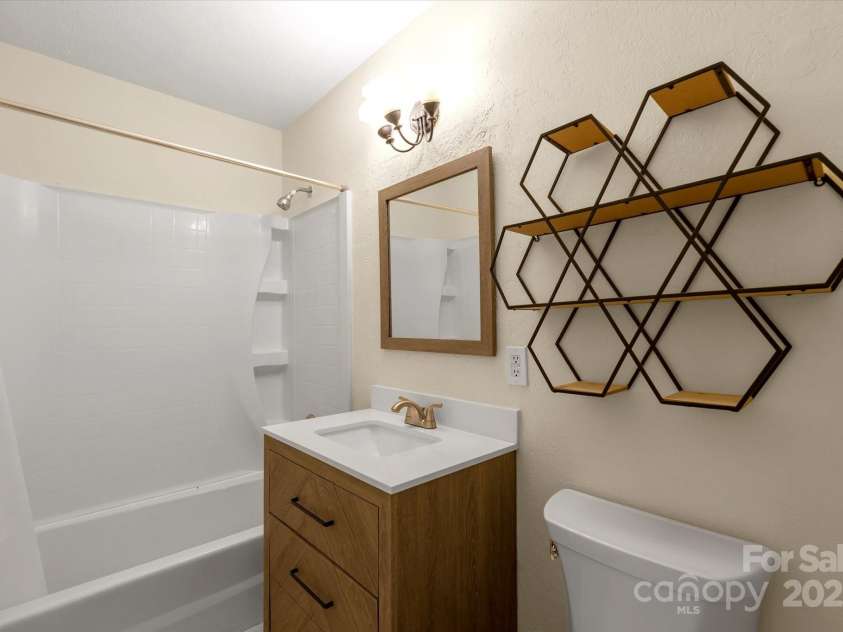 104 Southway Garden Road, Arden, NC 28704.  MLS# CAR4210833, YatesRealty ID 7669. Updated upper bathroom