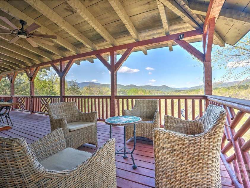 723 Highland Road, Mill Spring, NC 28756.  MLS# CAR4244652, YatesRealty ID 7670. Deck