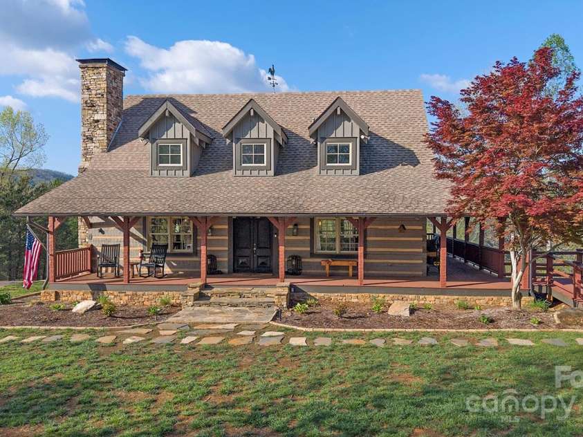 723 Highland Road, Mill Spring, NC 28756.  MLS# CAR4244652, YatesRealty ID 7670. Front view