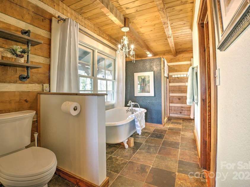 723 Highland Road, Mill Spring, NC 28756.  MLS# CAR4244652, YatesRealty ID 7670. Primary Bath