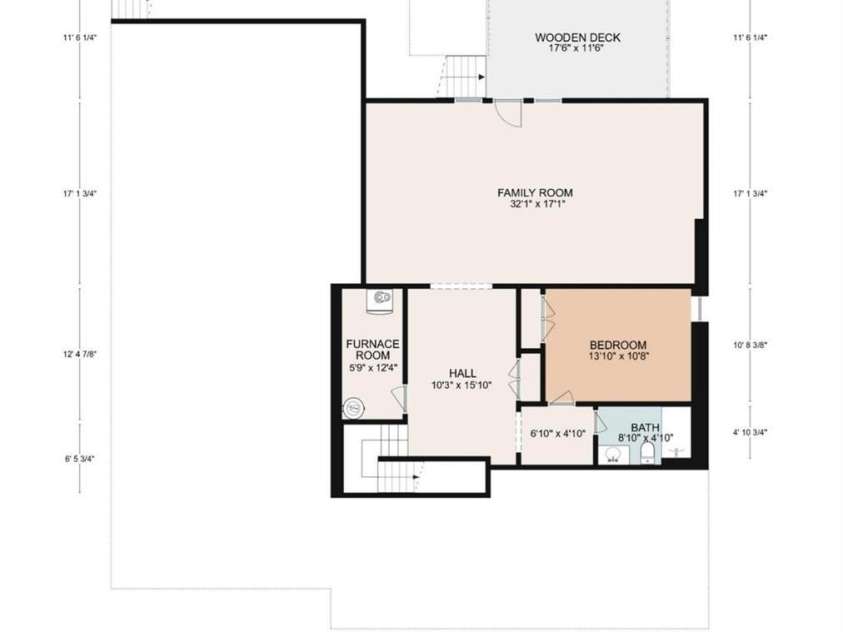 26 Balsam High Road, Biltmore Lake, NC 28715.  MLS# CAR4336811, YatesRealty ID 7678. Floor Plan - Basement