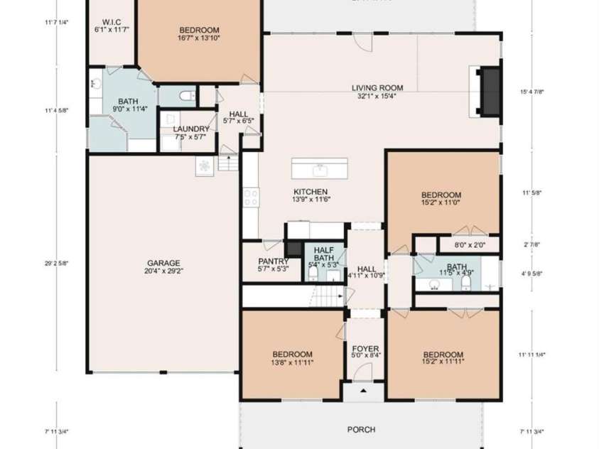 26 Balsam High Road, Biltmore Lake, NC 28715.  MLS# CAR4336811, YatesRealty ID 7678. Floor Plan - Main