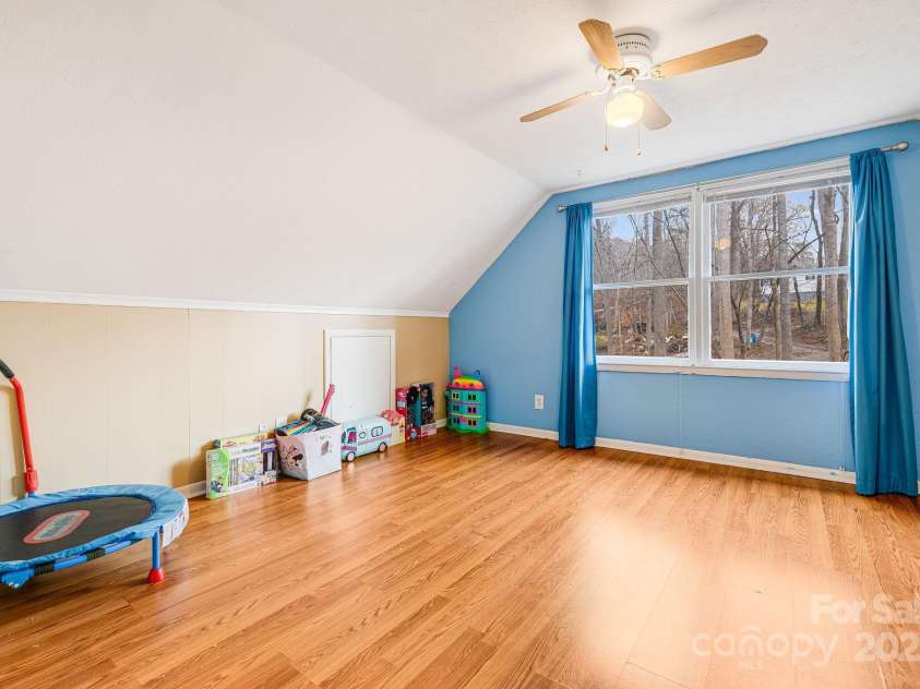 59 Rollins Street, Hendersonville, NC 28792.  MLS# CAR4212527, YatesRealty ID 7679. Left Bedroom on Level 3