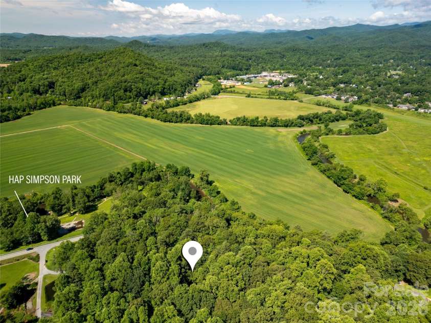 168 River Ridge Road, Brevard, NC 28712.  MLS# CAR4353588, YatesRealty ID 7686. Aerial