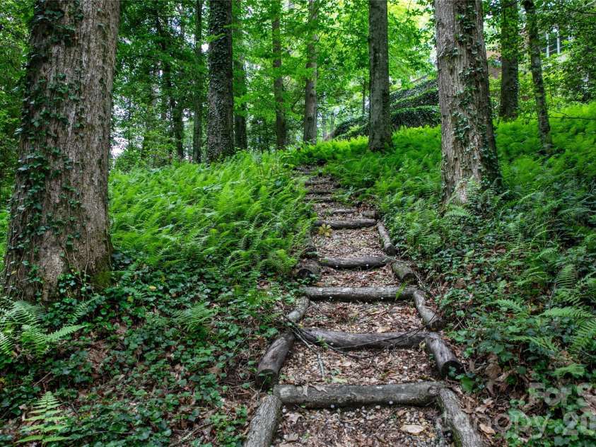 168 River Ridge Road, Brevard, NC 28712.  MLS# CAR4353588, YatesRealty ID 7686. Trail to creek