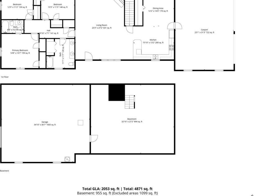 5515 Chestnut Drive, Hickory, NC 28602.  MLS# CAR4359221, YatesRealty ID 7691. 