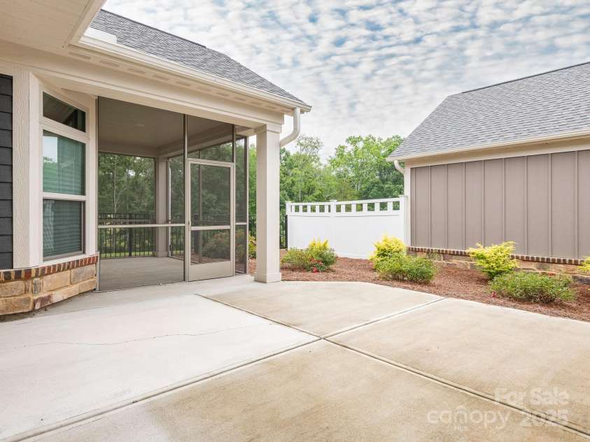 1346 Millview Lane, Matthews, NC 28104.  MLS# CAR4279682, YatesRealty ID 7692. Back Ptio