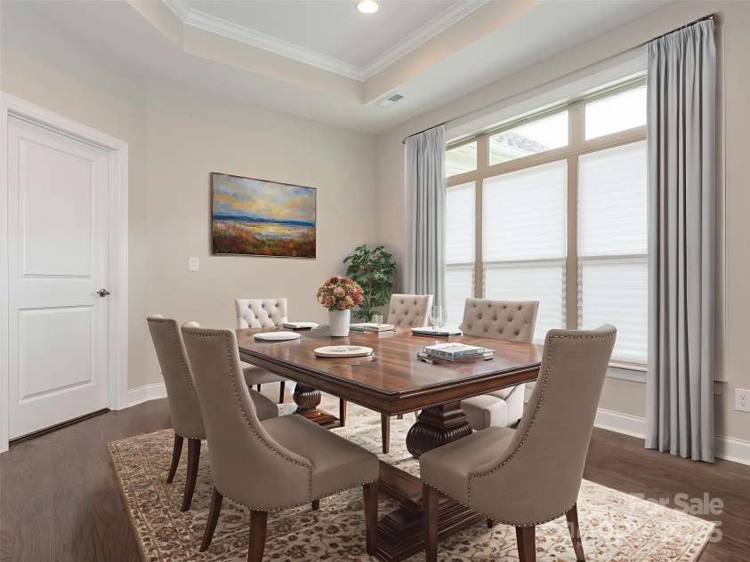 1346 Millview Lane, Matthews, NC 28104.  MLS# CAR4279682, YatesRealty ID 7692. Dining Room *Virtually Staged*