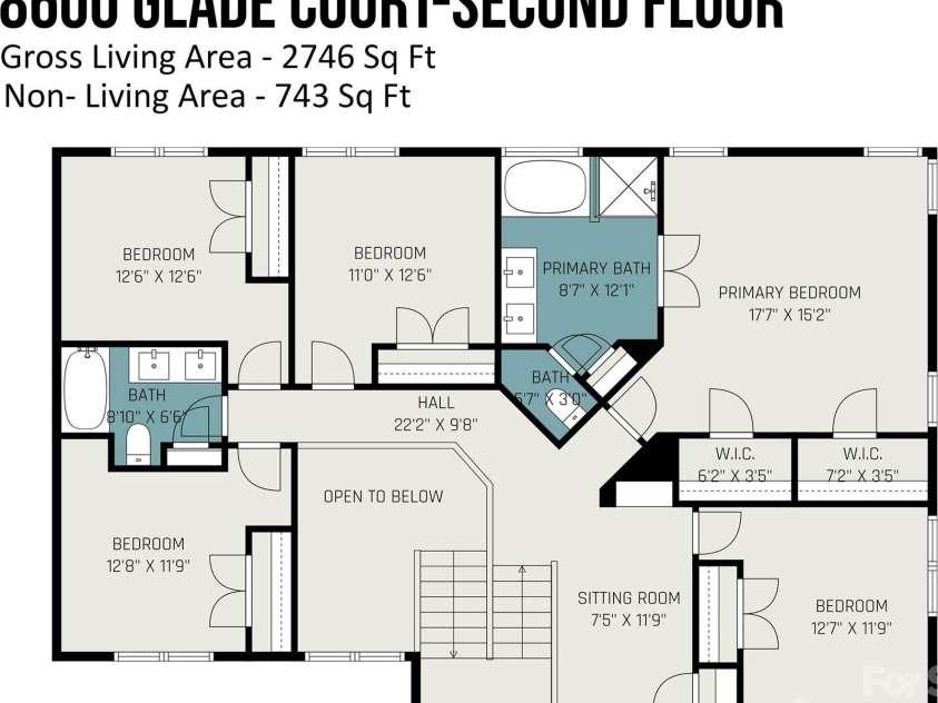 8600 Glade Court, Huntersville, NC 28078.  MLS# CAR4246992, YatesRealty ID 7694. 