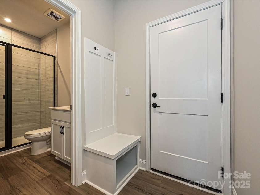 8034 Cedarsmith Court, Charlotte, NC 28217.  MLS# CAR4308403, YatesRealty ID 7701. Drop Zone at Garage Entry.