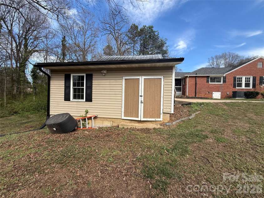 112 Elwood Street, Kannapolis, NC 28081.  MLS# CAR4353308, YatesRealty ID 7705. Storage under workshop