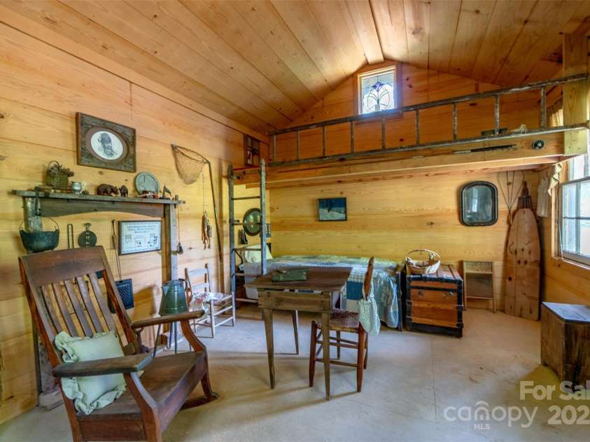 1519 Triplett Road, Cleveland, NC 27013.  MLS# CAR4218302, YatesRealty ID 7715. One room cabin with loft.