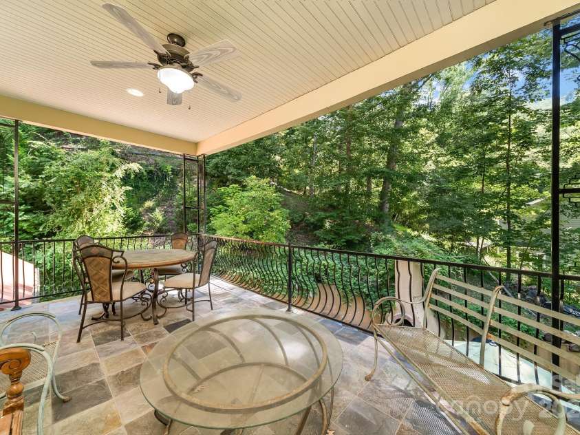 598 Old Toll Road, Asheville, NC 28804.  MLS# CAR4127377, YatesRealty ID 772. 2nd Level Covered Patio