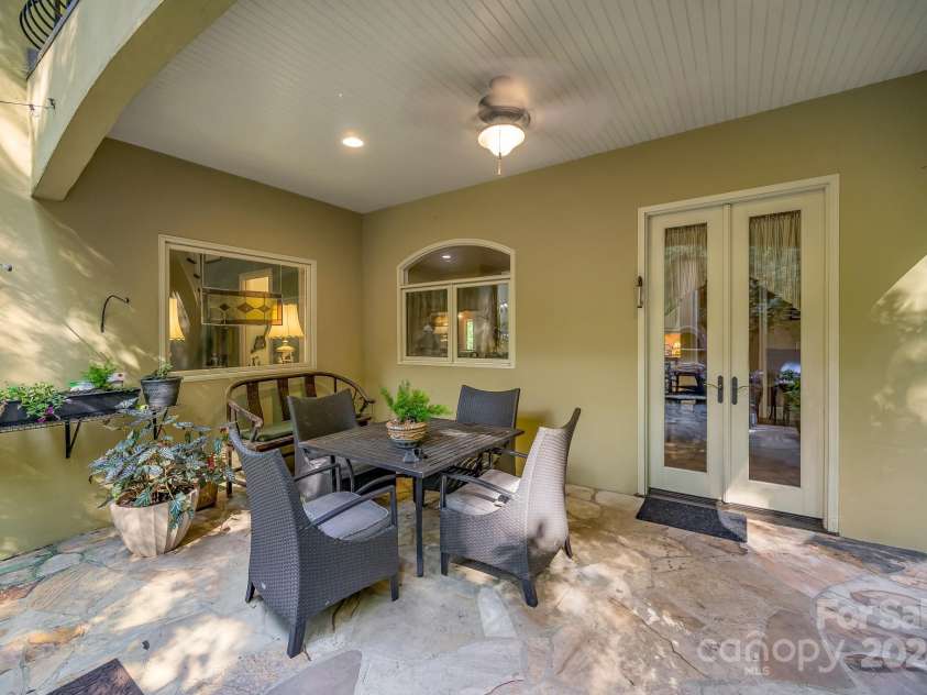 598 Old Toll Road, Asheville, NC 28804.  MLS# CAR4127377, YatesRealty ID 772. Covered Patio