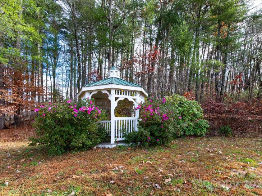 1025 Upper Brush Creek Road, Fairview, NC 28730.  MLS# CAR4195772, YatesRealty ID 7723. Gazebo in back. Come relax and watch the sunset.