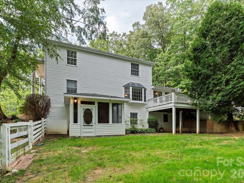 314 Sweetwater Hills Drive, Hendersonville, NC 28791.  MLS# CAR4357096, YatesRealty ID 7726. Side Elevation View