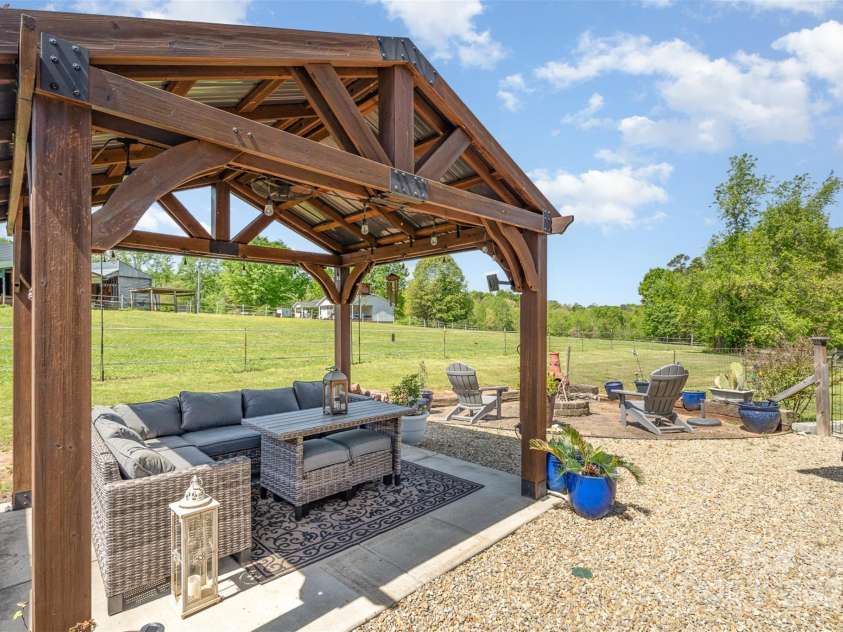 5047 Victory Trail, Gastonia, NC 28056.  MLS# CAR4248790, YatesRealty ID 7728. Gazebo