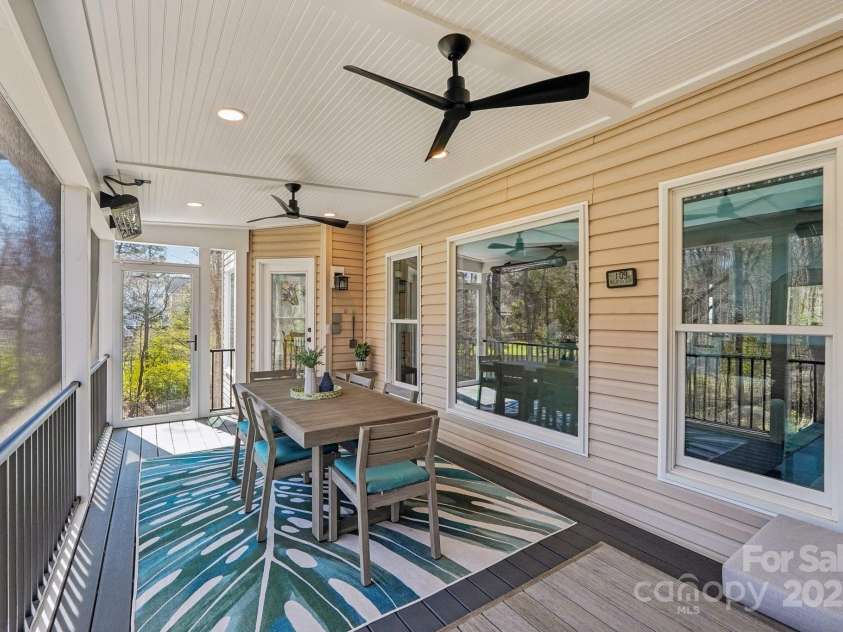 653 Buckleigh Court, Concord, NC 28027.  MLS# CAR4232445, YatesRealty ID 7734. Screened in porch off of kitchen